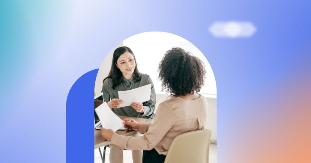 Talent sourcer vs recruiter - which one to hire? Featured image showing a talent sourcer and/or recruiter